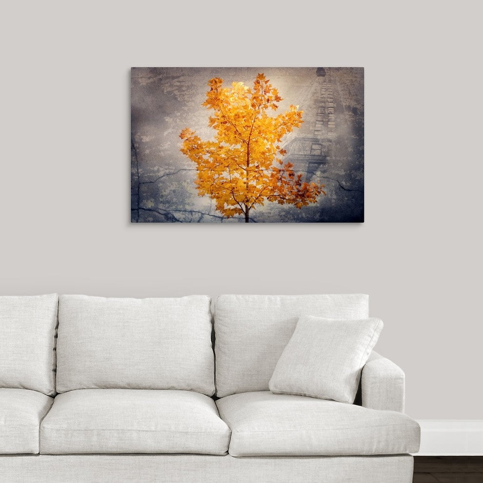"Rusty Fall" Wrapped Canvas Art Print, 36"x24"x1.5"