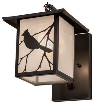 9 Wide Seneca Song Bird Curved Arm Wall Sconce