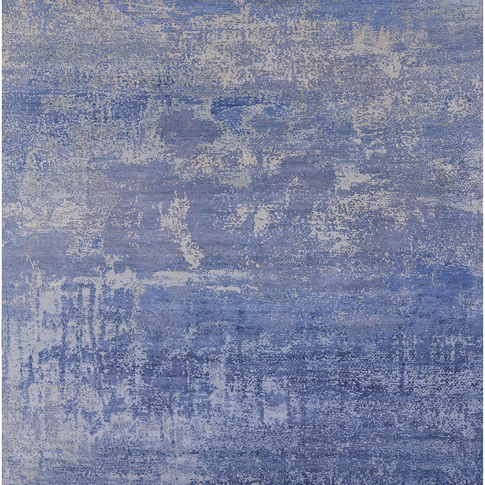 Ahgly Company Indoor Square Mid-Century Modern Area Rugs, 7' Square