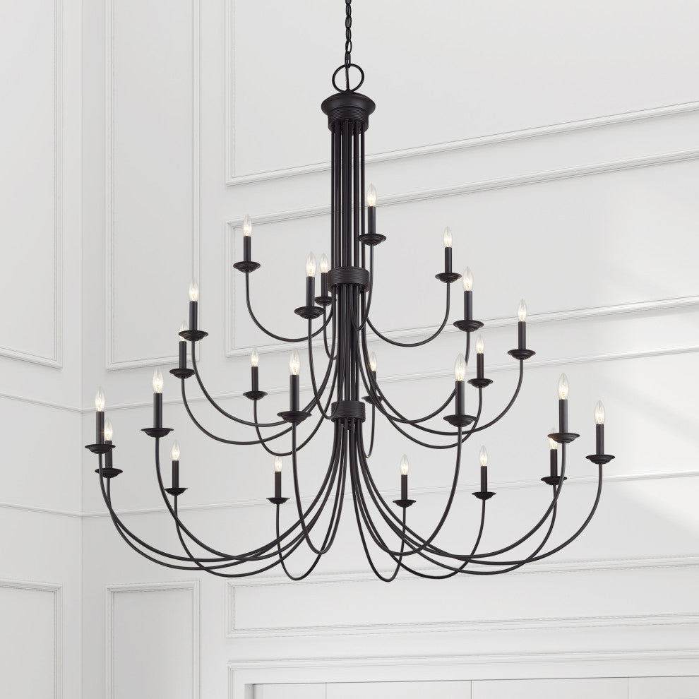 Estate 24-Light Bronze Grande Foyer Chandelier