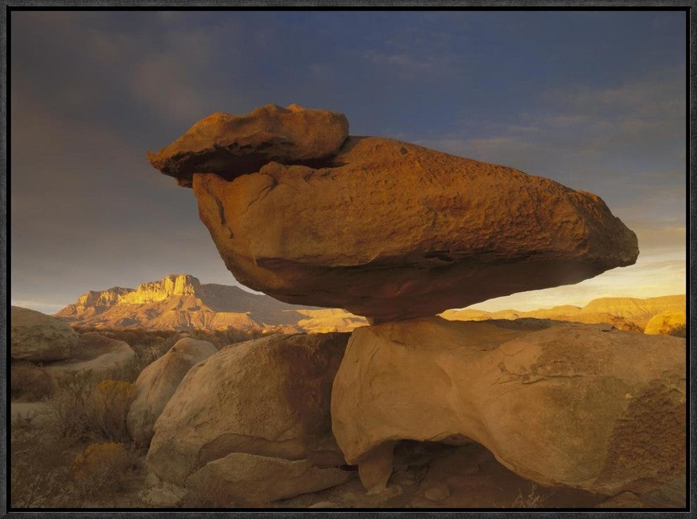 El Capitan and Balanced Rock, Guadalupe Mountains National Park, Texas, 24"x18"