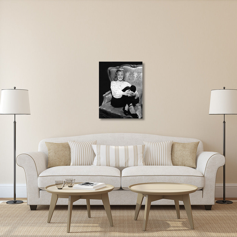 "June Allyson" Stretched Canvas Giclee by Hollywood Photo Archive, 28x36"