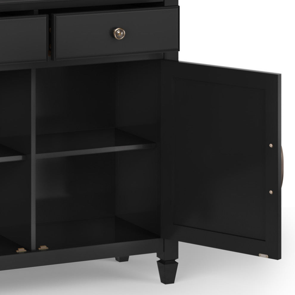 Connaught Entryway Storage Cabinet, Black