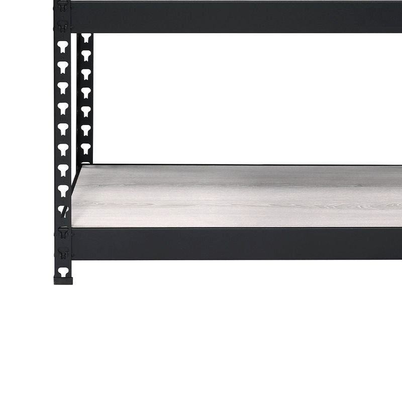 Decmus Bookshelf, Natural and Black Finish