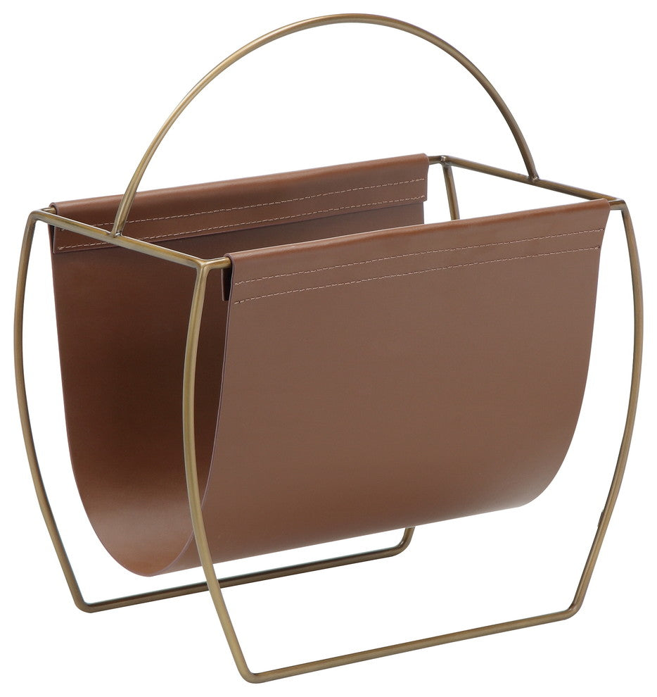 Blake Magazine Rack, Brown