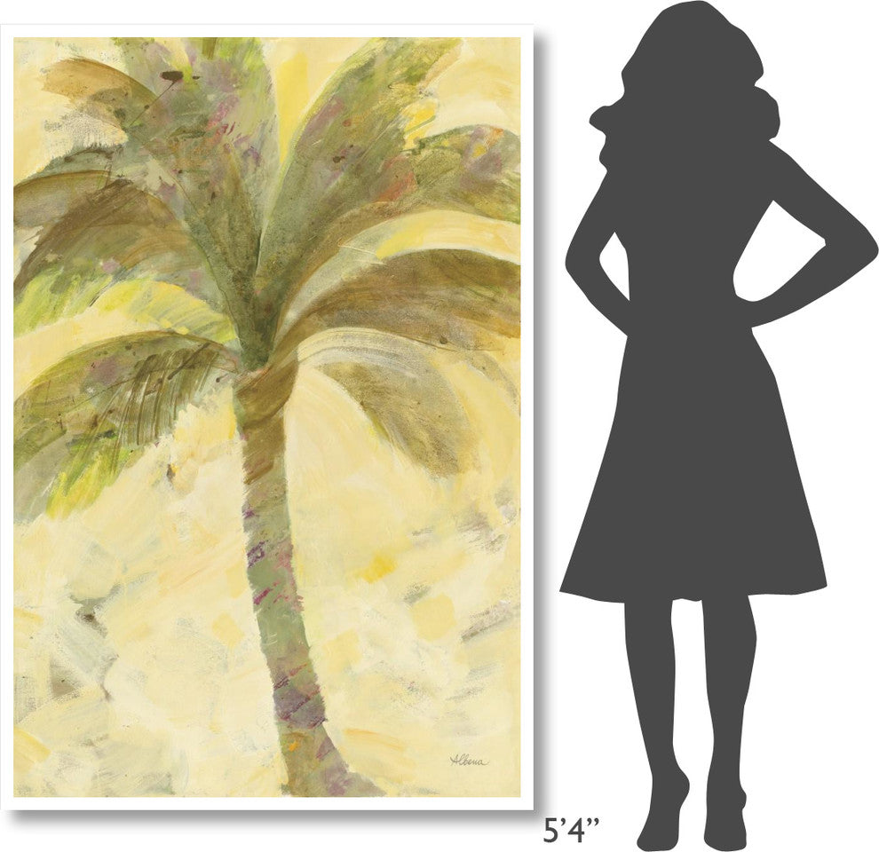 "Under the Palm" Digital Paper Print by Albena Hristova, 42"x62"