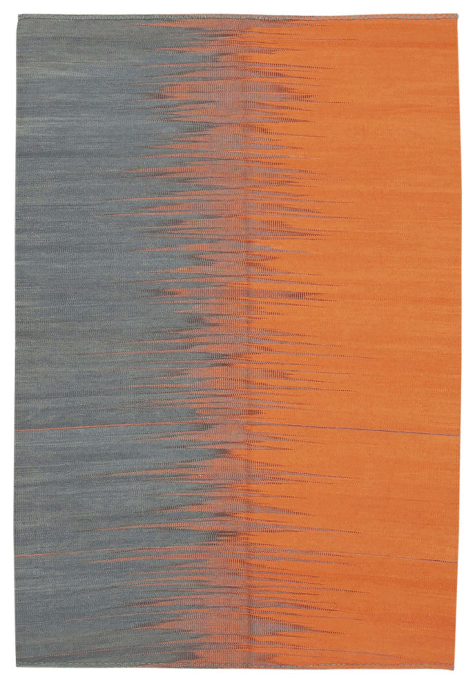 Rug N Carpet - Hand-knotted Oriental 5' 10'' x 8' 8'' Flatweave Wool Kilim Rug
