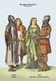 German Costumes: Knight and Gunther of Schwarzburg - Gallery Wrapped Canvas Art