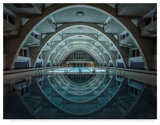 Renate Reichert 'Swimming At Night' Canvas Art, 24"x18"