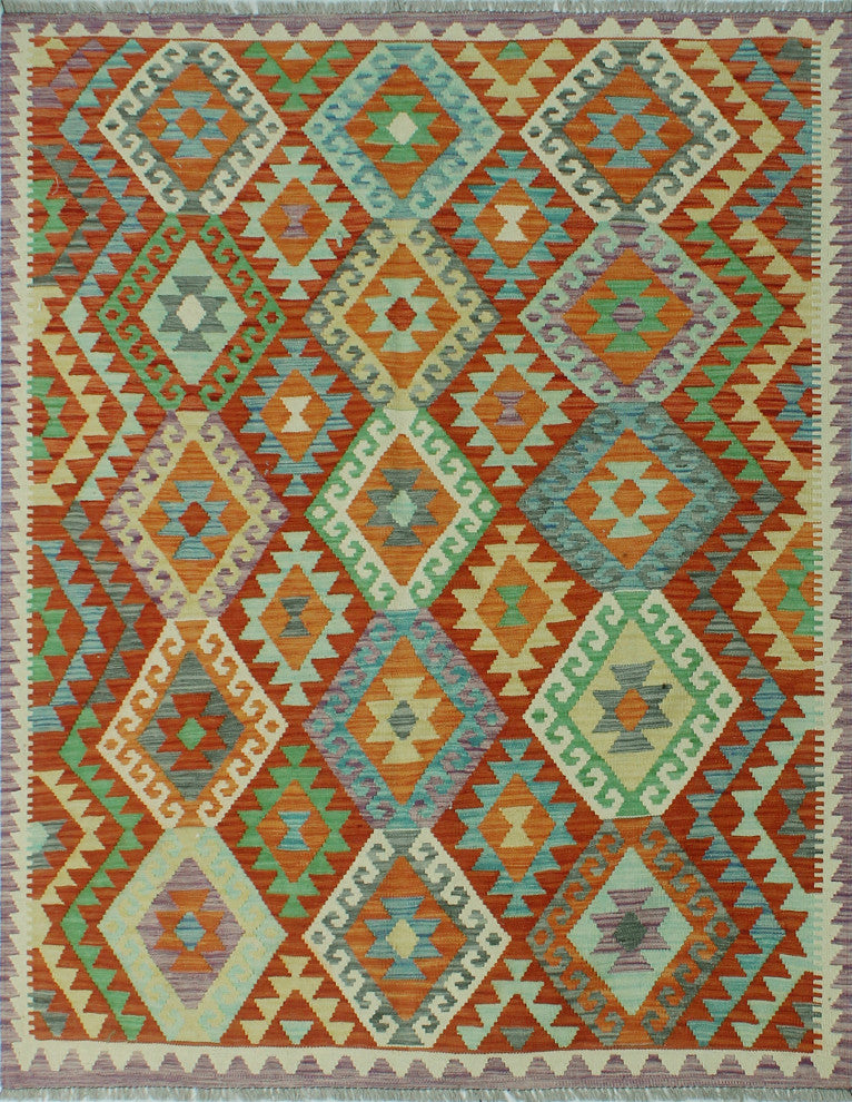 Sangat Kilim Tahmina Rust Rug