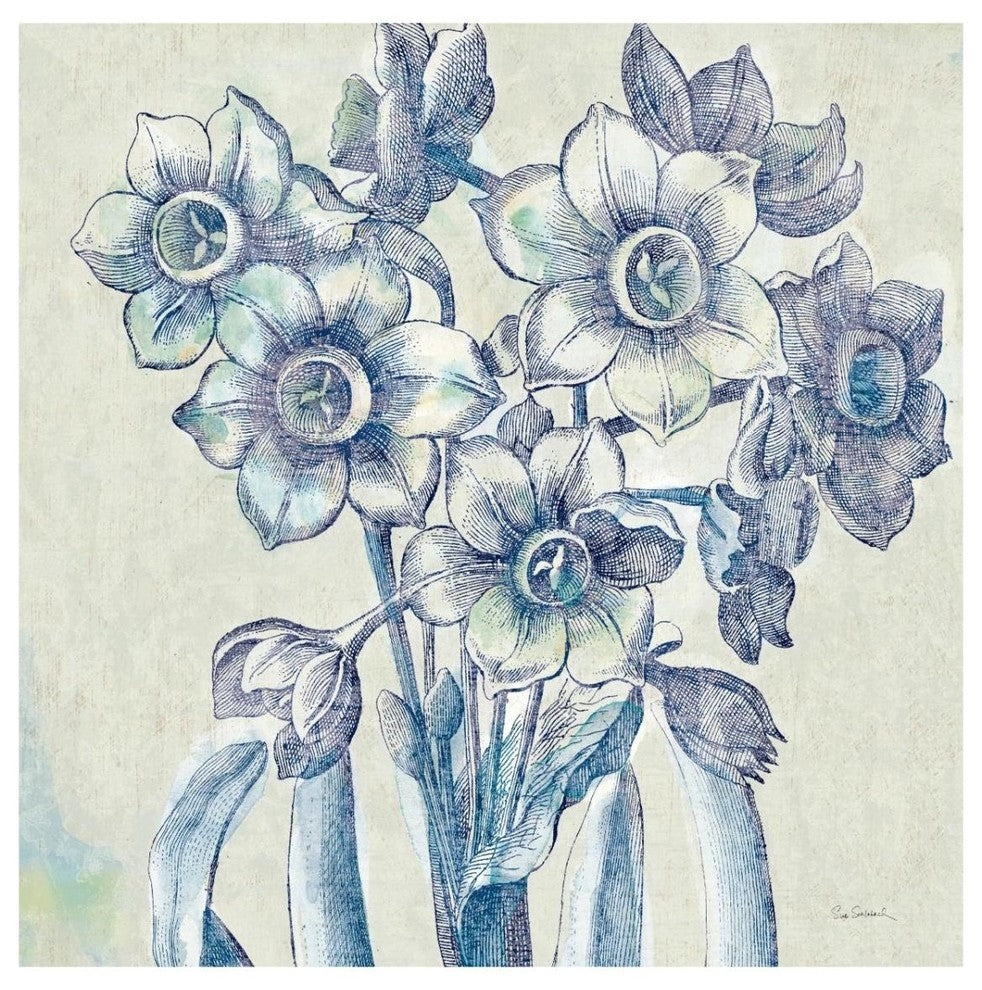 "Belle Fleur IV" Digital Paper Print by Sue Schlabach, 32"x32"