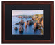 Michael Blanchette ''Mangersta Stacks'' Art, Wood Frame, Black Mat, 20x16