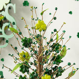 18"H St Patrick's Shamrock and Berry Table Tree