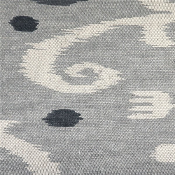 Pillow Decor - Indah Ikat Gray 12 x 20 Throw Pillow