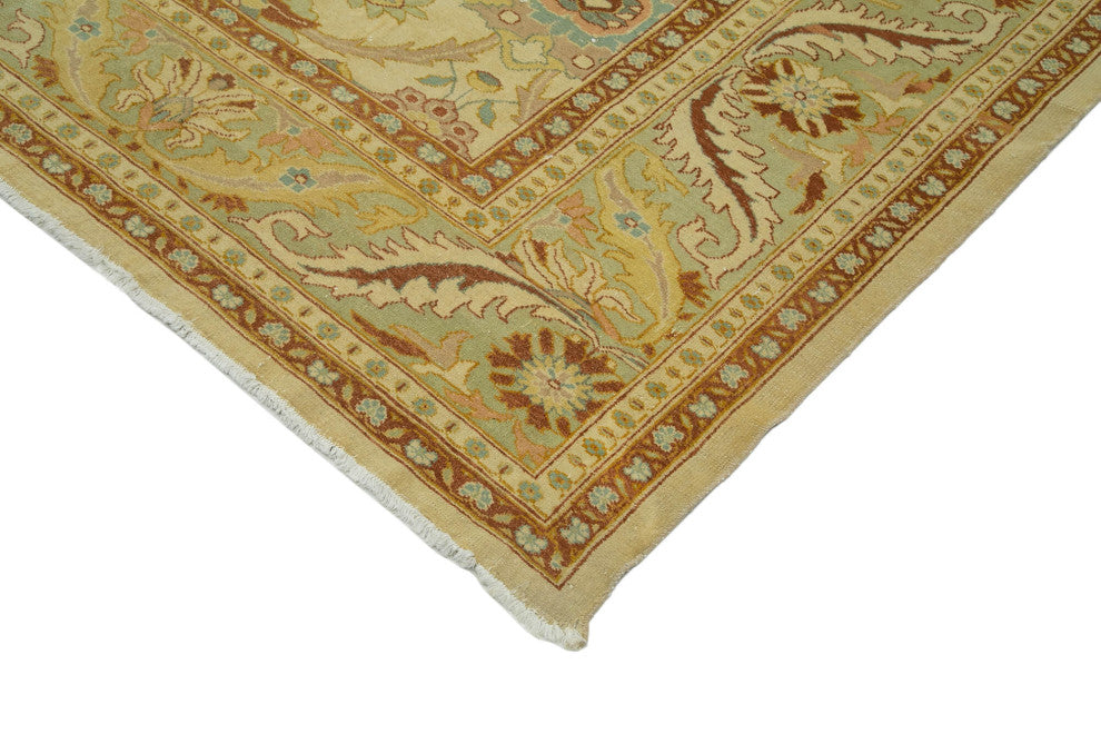 Rug N Carpet - Handwoven Oriental 9' 8" x 11' 7" Soft Oushak Area Rug