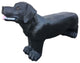 32" Black Labrador Bench
