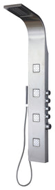 Luxier 59" Shower Panel System With Rainfall Waterfall Shower Head Hand Shower