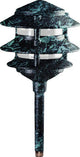 Dabmar Lighting Cast Aluminum Three Tier Pagoda Light