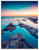 "Blue Sicily Island" Photography Canvas Art Print, 3 Panels, 28"x36"
