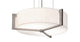Apex Pendant LED 18W, Weathered Grey/Linen White