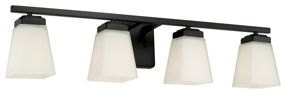 Capital Lighting 114441-334 Baxley 4 Light 31"W Bathroom Vanity - Matte Black