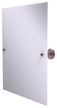 Shadwell Frameless Rectangular Beveled Edge Tilt Mirror, Antique Copper
