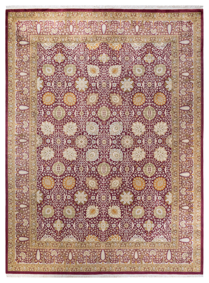 MOGUL, Hand Knotted Area Rug 12' 4" X 9' 1"