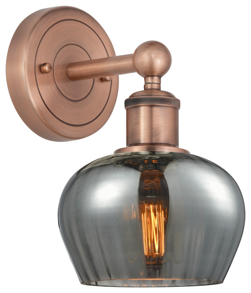Innovations Fenton 1 6.5" Sconce Antique Copper