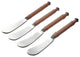 Bratzen Stainless Steel And Leather Serving Utensils, Spreaders