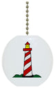 Red Lighthouse Ceiling Fan Pull