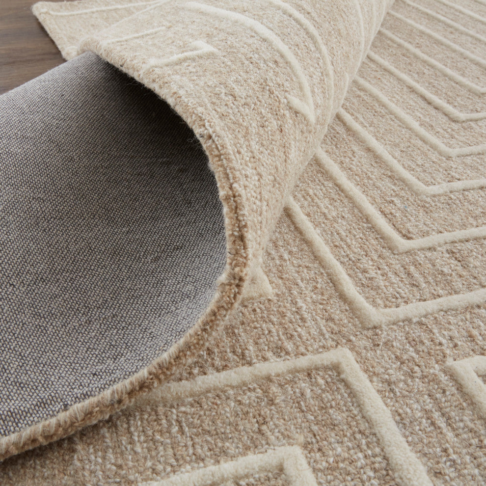 Fenner T8003 Transitional/Farmhouse/Casual Area Rug, 5'x8'