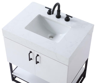 Elegant Lighting VF29230 Caroline 30" - Chestnut Brown