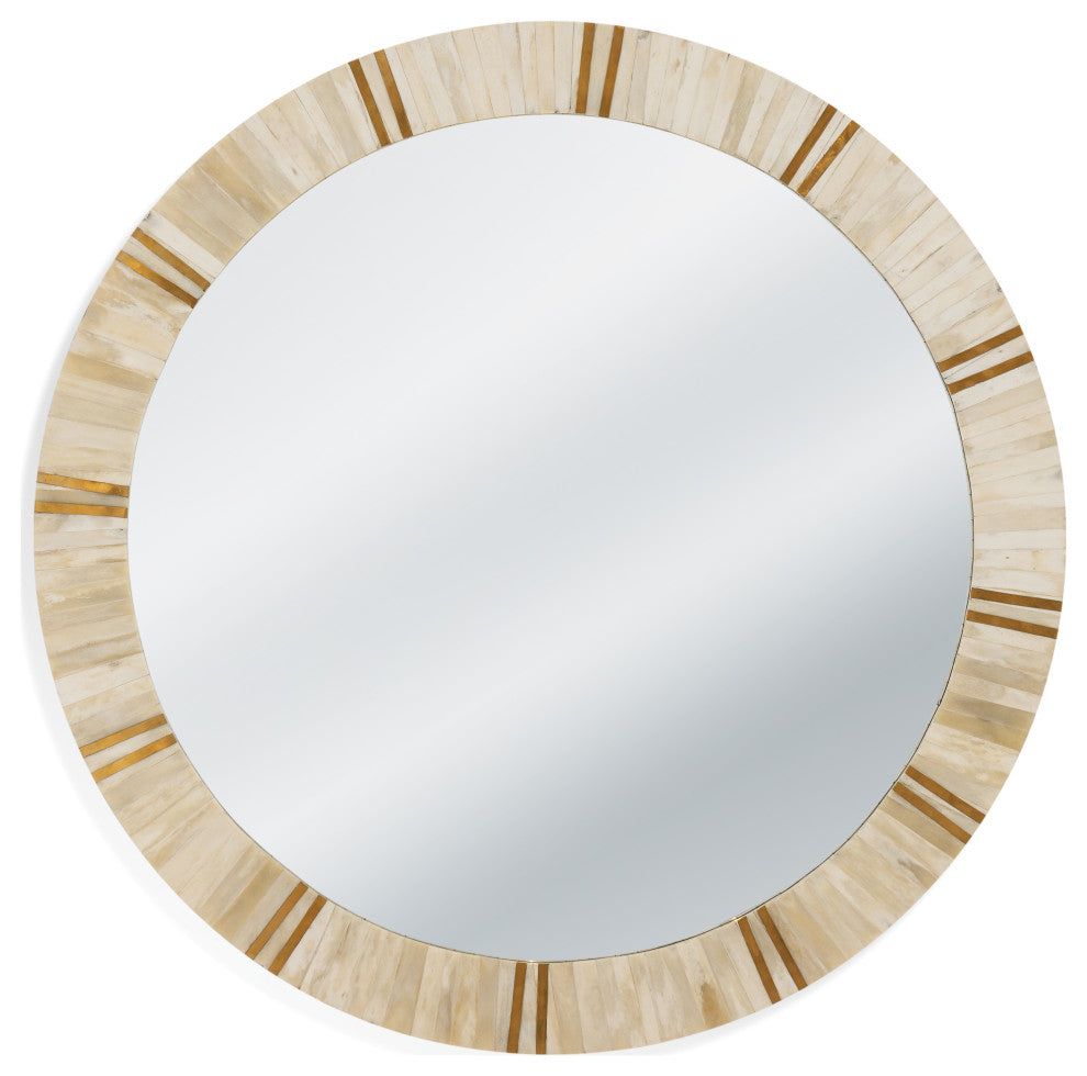 Clever Wall Mirror - Natural Bone