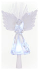 Angel Tree Topper with Fiber Optic Wings and LED Lights