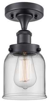 INNOVATIONS LIGHTING 916-1C-BK-G52-LED Small Bell 1 Light Semi-Flush Mount