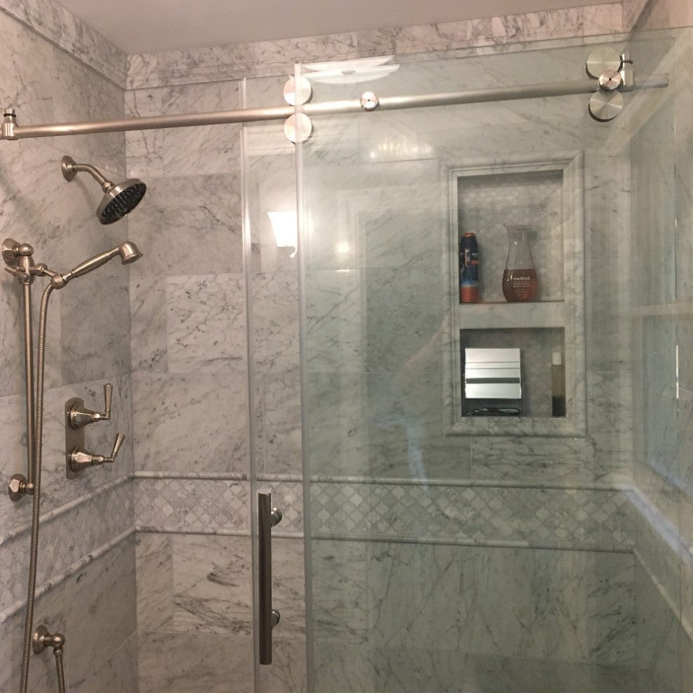 Carrara Venato Marble Arabesque Baroque Lantern Mosaic Tile Polished, 1 sheet