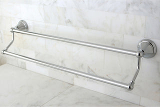 Kingston Brass 24" Dual Towel Bar, Polished Chrome