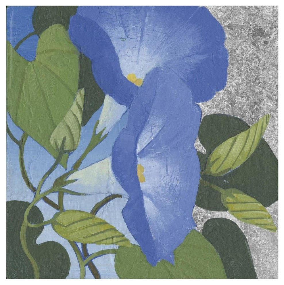 "Morning Glorious II Silver" Digital Paper Print by Kathrine Lovell, 32"x32"