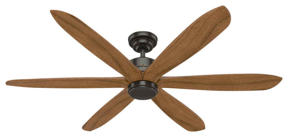 Hunter 58" Rhinebeck Noble Bronze Ceiling Fan With Wall Control