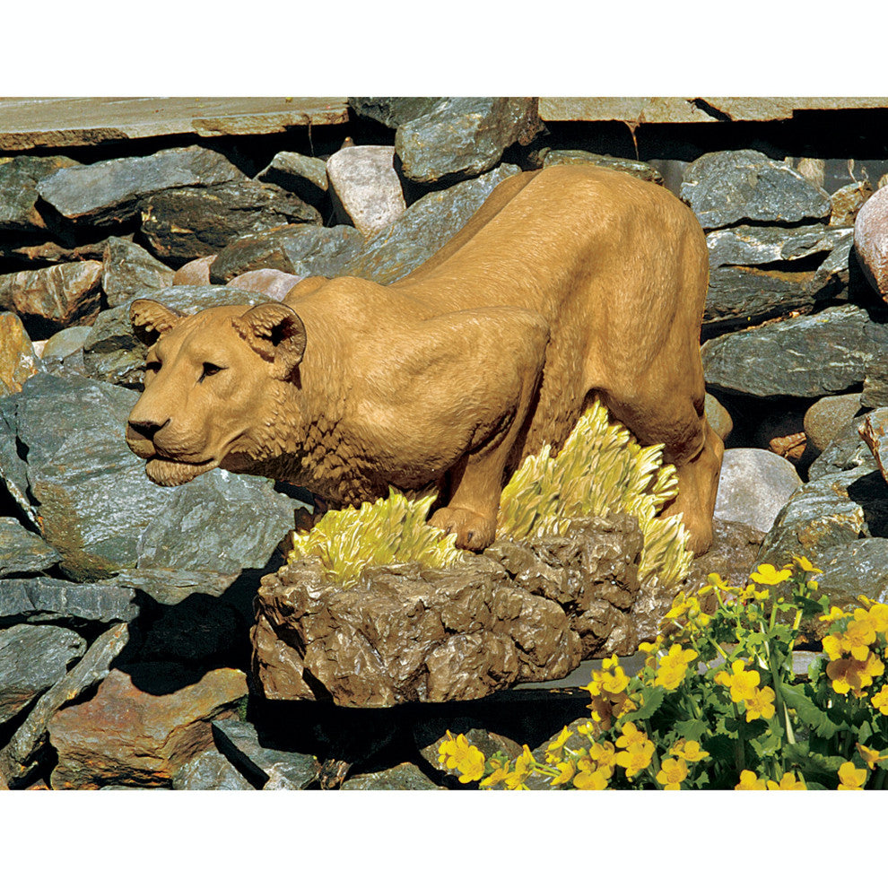 Lioness on the Prowl Statue