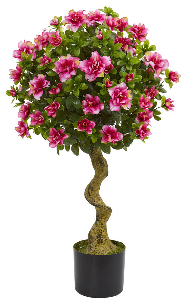 3' Azalea Artificial Topiary Tree