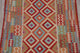Kilim Traditional Flat-Woven Pure Wool Turkish Oriental Area Rug, 7'10"X5'8"