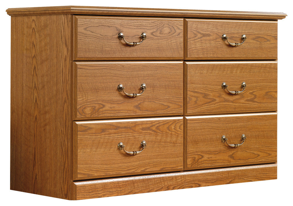Sauder Orchard Hills Engineered Wood Dresser in Carolina Oak finish