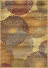 Unique Loom Beige Barista Java 2' 2 x 3' 0 Area Rug