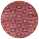 Ahgly Company Indoor Round Mid-Century Modern Area Rugs, 3' Round