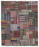 Rug N Carpet - Handmade Anatolian 10' 9'' x 13' 5'' Rustic Patchwork Kilim Rug