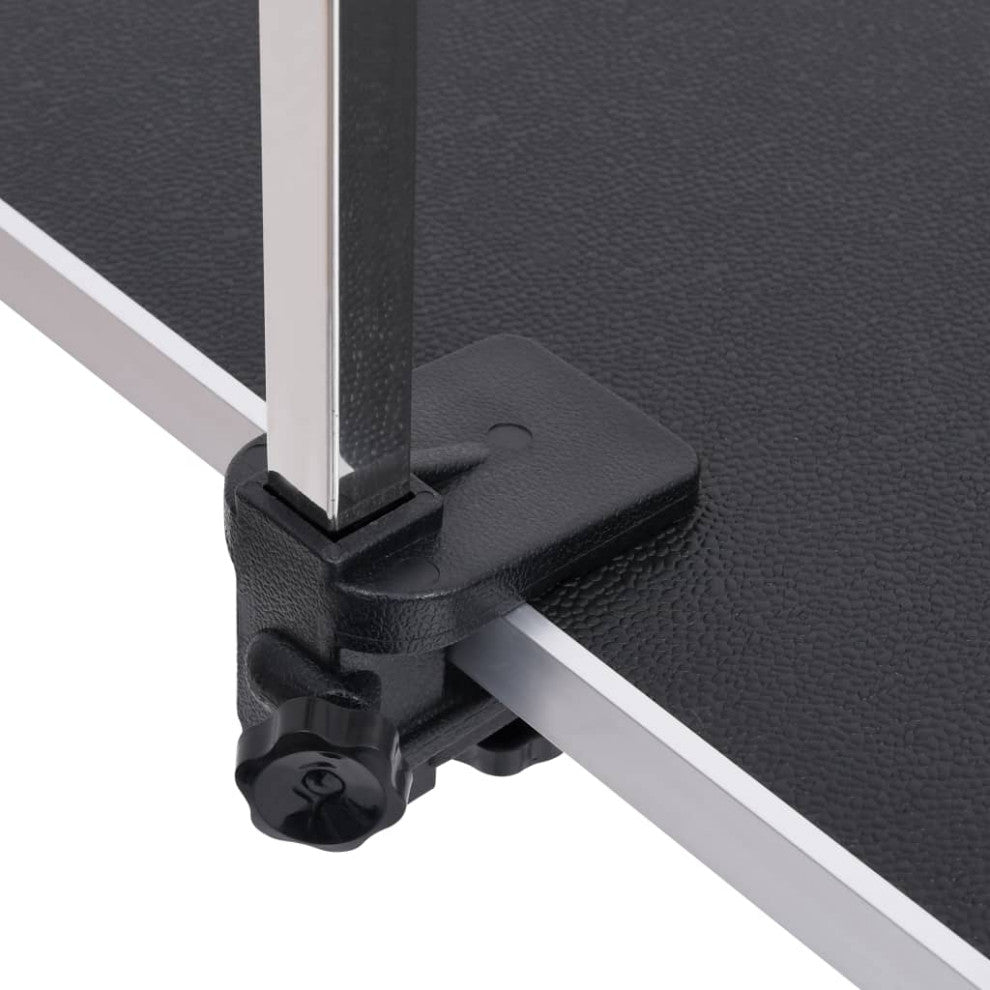 vidaXL Dog Grooming Table Adjustable Arm Foldable Dog Bath Table with 1 Loop