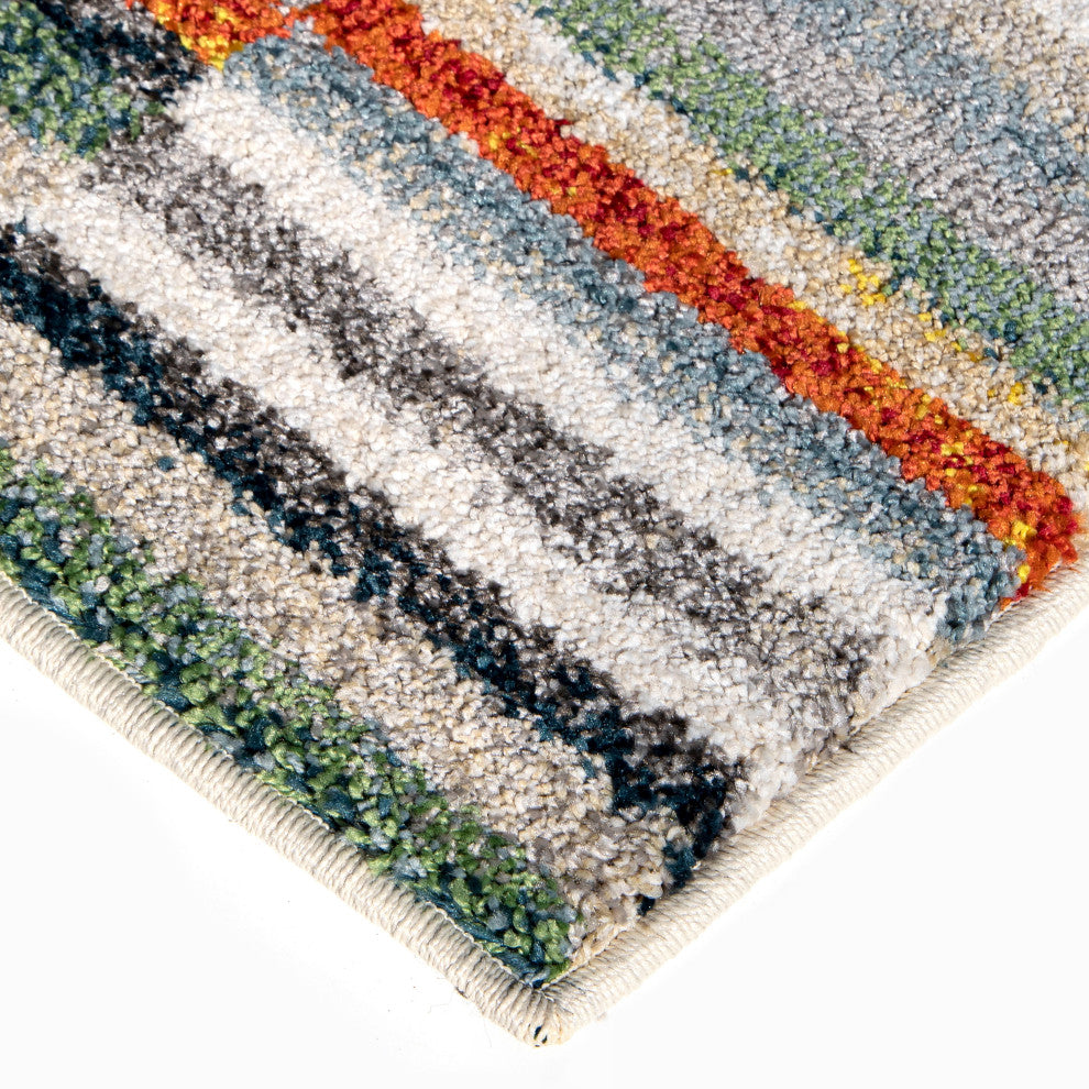 Orian Gemstone Tamley Multi Beige Area Rug 7'10" x 10'10"