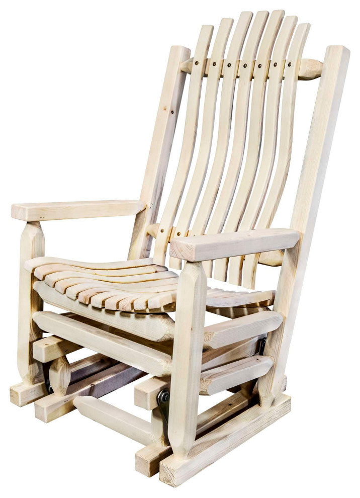 Homestead Collection Glider Rocker Ready To Finish Natural Finish