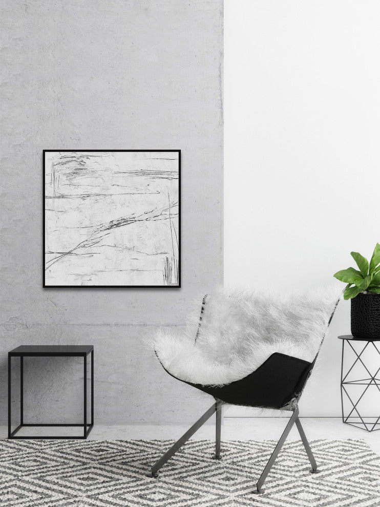 "Dusty Road" Floater Framed Painting Print on Canvas, 48x48